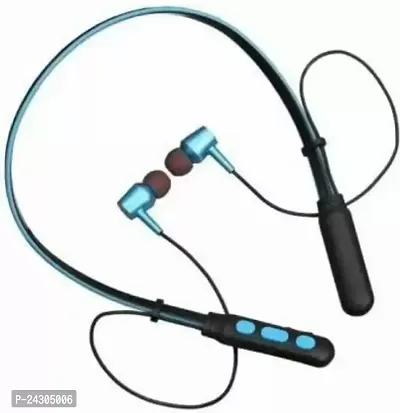 Stylish Blue In-ear Bluetooth Wireless Headphones-thumb0