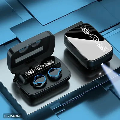 STYLISH TWS EARBUDS WITH POWERBANK AND TORCH