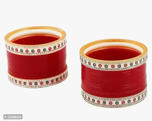 punjabi Chuda / Chooda / Choora/Rajasthani Chuda /Wedding Bangles Set/ bridal bangles set/ wedding chuda/wedding chooda/ Red chuda/Bridal chuda-thumb4