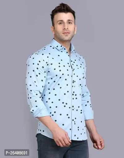 Stylish Men Cotton Blend Full Sleeve Regular Fit Casual Shirt