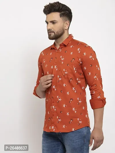 Stylish Men Cotton Blend Full Sleeve Regular Fit Casual Shirt-thumb4