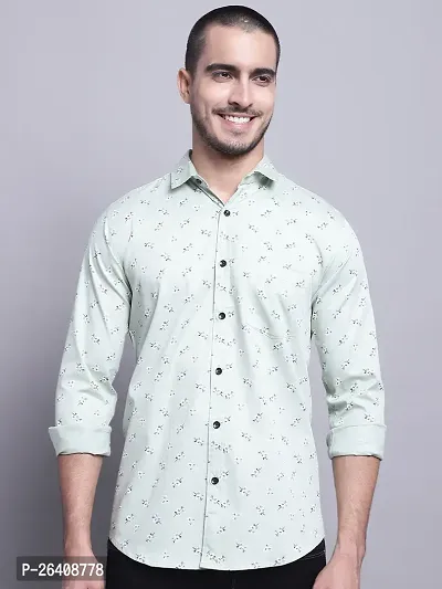 Stylish Men Cotton Blend Full Sleeve Regular Fit Casual Shirt