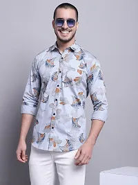 Stylish Men Cotton Blend Full Sleeve Regular Fit Casual Shirt-thumb3