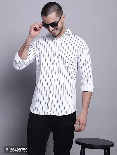 Stylish Men Cotton Blend Full Sleeve Regular Fit Casual Shirt-thumb5