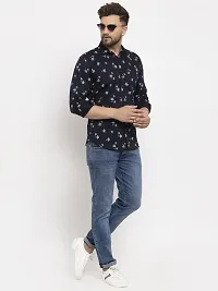 Stylish Men Cotton Blend Full Sleeve Regular Fit Casual Shirt-thumb3