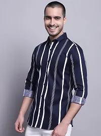 Stylish Men Cotton Blend Full Sleeve Regular Fit Casual Shirt-thumb2