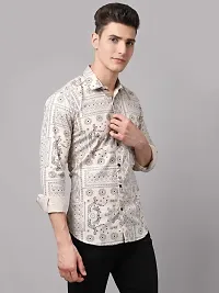 Stylish Men Cotton Blend Full Sleeve Regular Fit Casual Shirt-thumb2