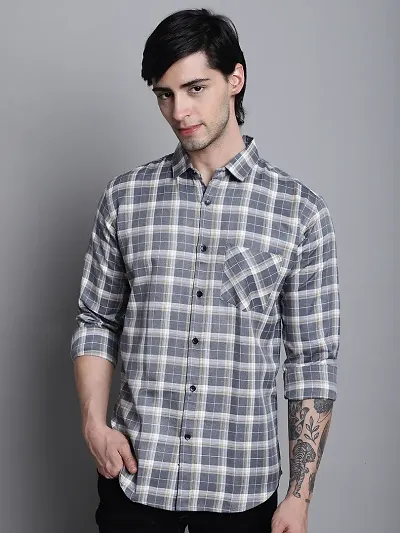 Hot Selling Cotton Blend Long Sleeves Casual Shirt 