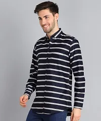 Stylish Men Cotton Blend Full Sleeve Regular Fit Casual Shirt-thumb1