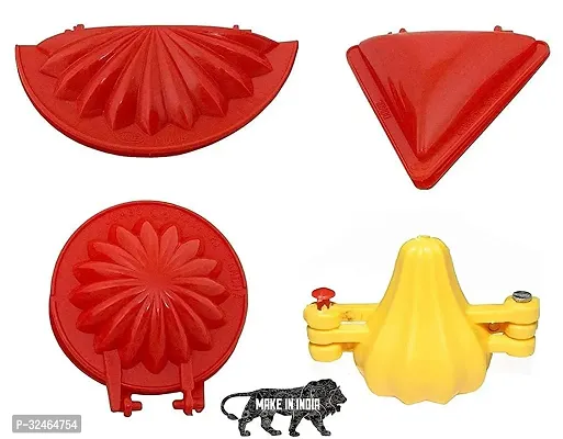 Plastic Gujiya Modak Laddu Sweet Dumpling Pie Maker Press, Pack of 4