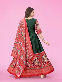 Traditional Most Popular Stylish Gown with dupatta set for Women-thumb2