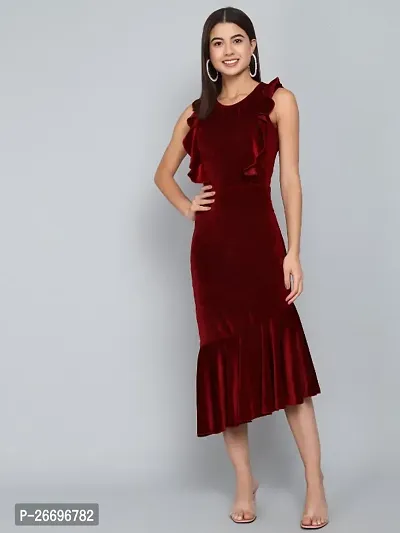 Women Fit and Flare Dress-thumb0