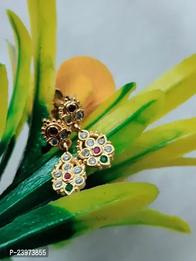 Latest Fashionable Jhumki Earrings For Girls And Womens-thumb0