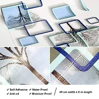 Abstract Wall Stickers, Waterproof Wall Stickers, Use in Living Room, Bedroom, Kitchen, etc, Easy to Apply Self Adhesive Stickers (40 cm x 200 cm)-thumb4