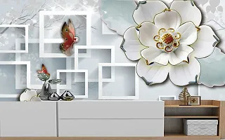 Wall Stickers Flower Decoration Wall Stickers Waterproof Stickers PVC Vinyl, Use for Wall Decorative Easy to Apply Self Adhesive Sticker (40 x180 Cm)-thumb3