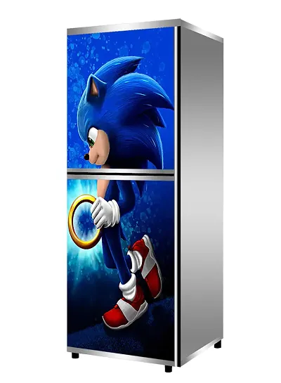 Buy Anita Enterprises Double Door Fridge Stickers, Refrigerator Stickers,  Sonic Cartoon Stickers, with Self-Adhesive Stickers Easy to Apply (Size  160cm X 61cm) Online In India At Discounted Prices