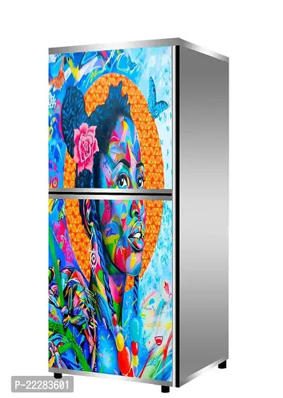 Buy Anita Enterprises Double Door Fridge Stickers, Refrigerator Stickers,  Abstract and Botanical, Vinyl Stickers, with Self-Adhesive Stickers Easy to  Apply ( 160 x 61 cm ) Online In India At Discounted Prices
