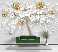 Floral Tree wall Stickers Wallpaper Sticker use in Home Office Living Room Hall Kitchen inly Stickers Easy to Apply Self Adhesive Sticker (Size: 180 x 40 cm)-thumb3