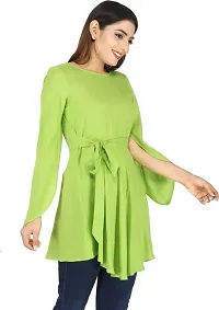 NUPITAL_Women_Solid Top_1129 (XXX-Large, Parrot Green)-thumb2