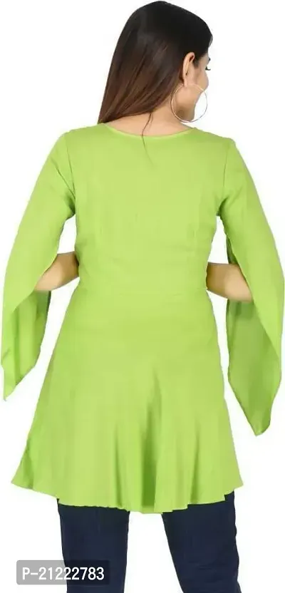 NUPITAL_Women_Solid Top_1129 (XXX-Large, Parrot Green)-thumb5