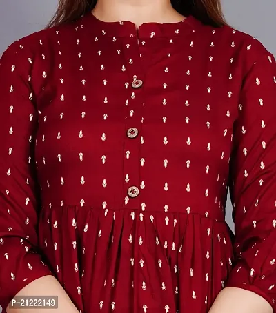 NUPITAL_Women_Anarkali Tilli Top_1127 (XX-Large, Maroon)-thumb2