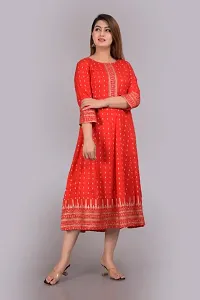 NUPITAL women printed full lenght kurti TILLI-thumb2