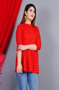 NUPITAL RED NEW PRINTED  TOP-thumb2