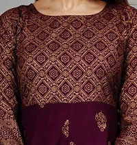 Classic Rayon Slub Printed Kurtis for Women-thumb4