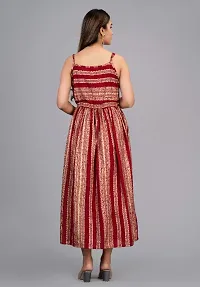 Beautiful Rayon Sleeveless Stitched Ethnic Gown-thumb4