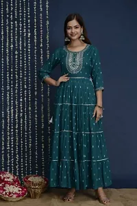 Fancy Rayon Ethnic Gown For Women-thumb3