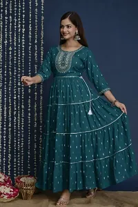 Fancy Rayon Ethnic Gown For Women-thumb2
