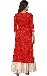 Dakash Fashion Rayon Kurti Sharara Set for Women Printed Kurti with Palazzo Pants Set for Women's  Girls-thumb2