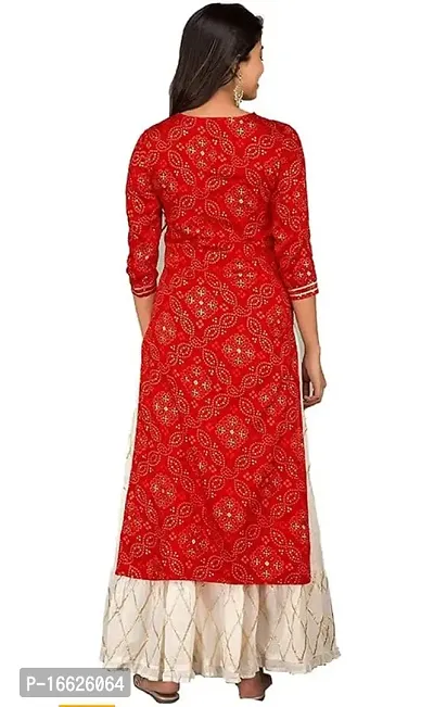 Dakash Fashion Rayon Kurti Sharara Set for Women Printed Kurti with Palazzo Pants Set for Women's  Girls-thumb3