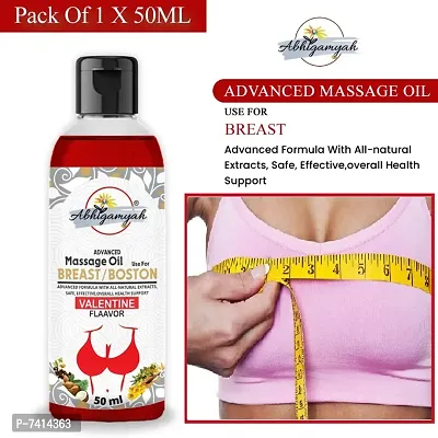 Abhigamyah Breast massage oil helps in growth/firming/tightening/ bust36 natural Women (50 ml) Pack Of -1-thumb0
