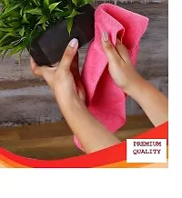 Multipurpose Microfiber Cloth for Car Cleaning, Polishing, Glass  Detailing Towel 40cm x 40cm Wet and Dry Cotton pack of 2-thumb1