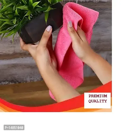 Multipurpose Microfiber Cloth for Car Cleaning, Polishing, Glass  Detailing Towel 40cm x 40cm Wet and Dry Cotton pack of 2-thumb2