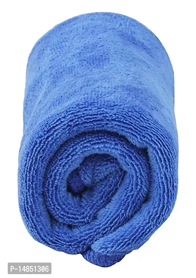 Best Multicolor Multipurpose Microfiber Cloth for Car Cleaning, Polishing, Glass Towel 40 x 40cm Wet and Dry Microfiber Cleaning Cloth  (4 Units)-thumb0