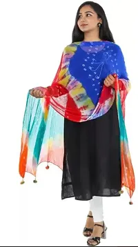 Fancy Chiffon Multicolor Bandhani Dupatta-thumb3