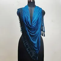 Chiffon Solid Dupatta With Fancy Lace-thumb3