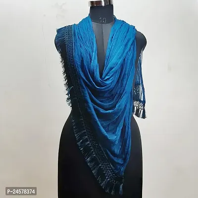 Chiffon Solid Dupatta With Fancy Lace-thumb4