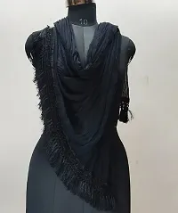 Chiffon Solid Dupatta With Fancy Lace-thumb4