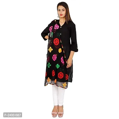 Women's Indian Phulkari  Embroided Dupatta-thumb5