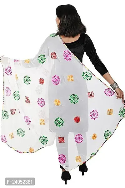 Women's Indian Phulkari  Embroided Dupatta-thumb2