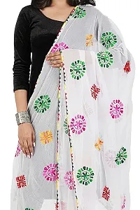 Women's Indian Phulkari  Embroided Dupatta-thumb2