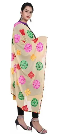 Women's Indian Phulkari  Embroided Dupatta-thumb3