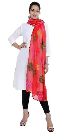 Women's Indian Phulkari  Embroided Dupatta-thumb2