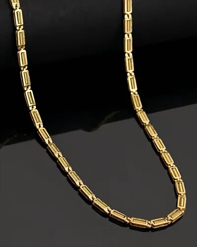 Stylish Brass Golden Chain For Women