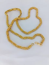 One Gram gold Plated Chain Jewellery for Women,  22 To 24 inches Gold-plated Plated Brass Chain-thumb2