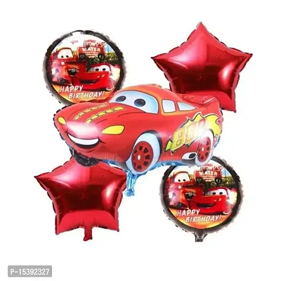 Car Theme Birthday Decoration - 79Pcs Birthday Decorations Kit For Baby Boy, Birthday Decorations kit for Boys Birthday / Birthday Decoration Kit Car Theme (4th CAR THEME)-thumb4