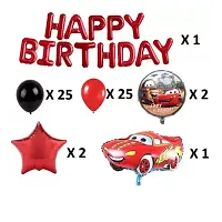 Car Theme Birthday Decoration - 79Pcs Birthday Decorations Kit For Baby Boy, Birthday Decorations kit for Boys Birthday / Birthday Decoration Kit Car Theme (CAR THEME)-thumb1